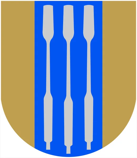 Escudo de armas de la ciudad de Ikaalinen. Finlandia —  Fotos de Stock