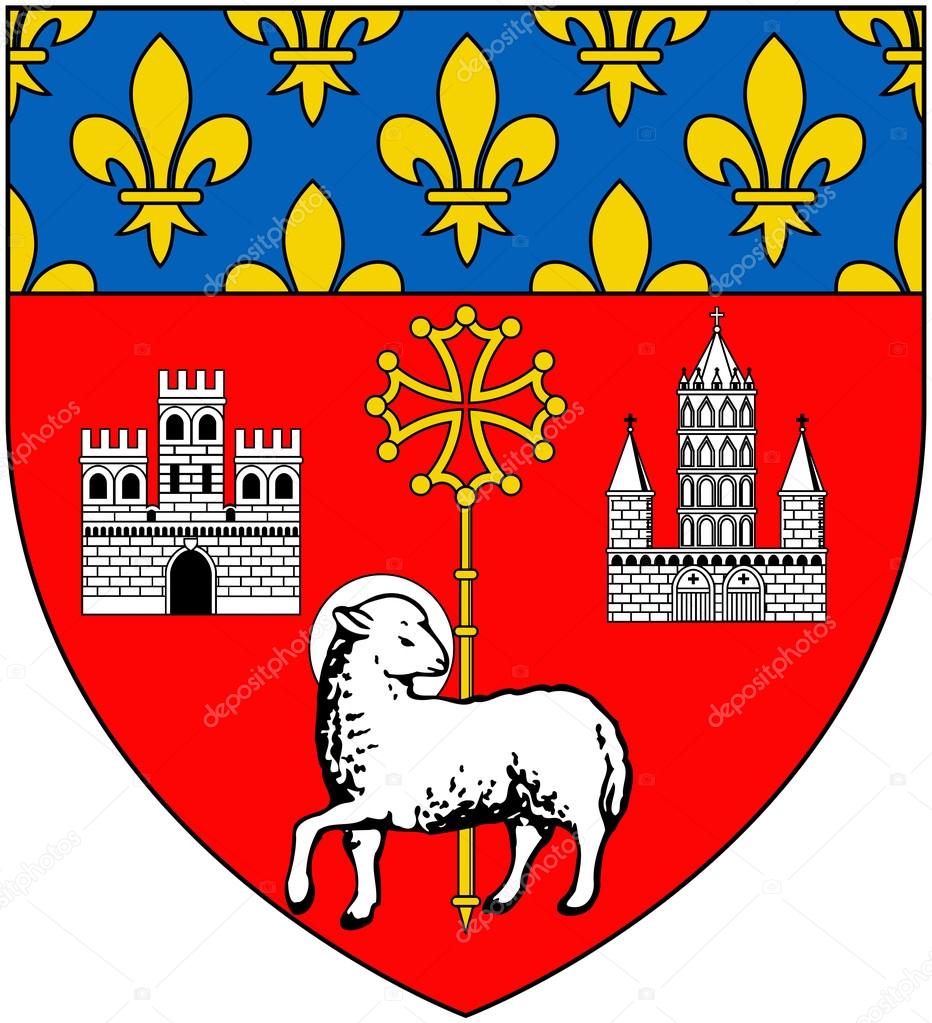 Coat of arms of the city of Toulouse, France