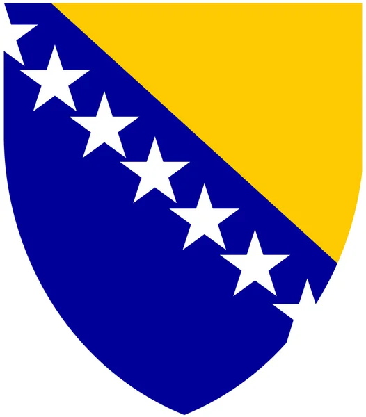 The coat of arms of Bosnia and Herzegovina — Stock Photo, Image