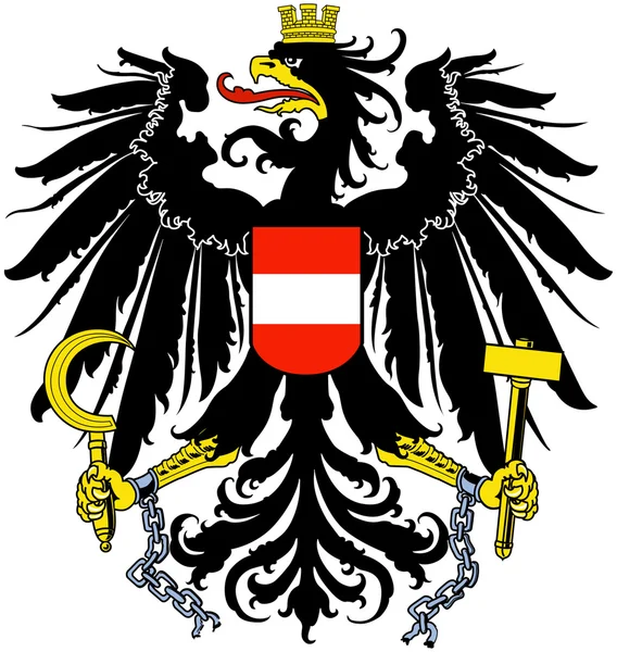 Coat of arms of Austria — Stock Photo, Image