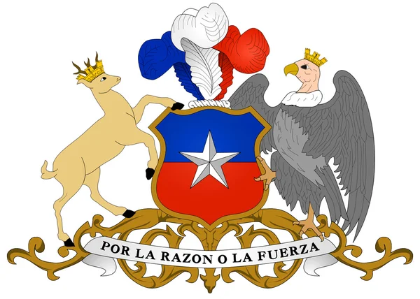 Escudo de Chile — Foto de Stock
