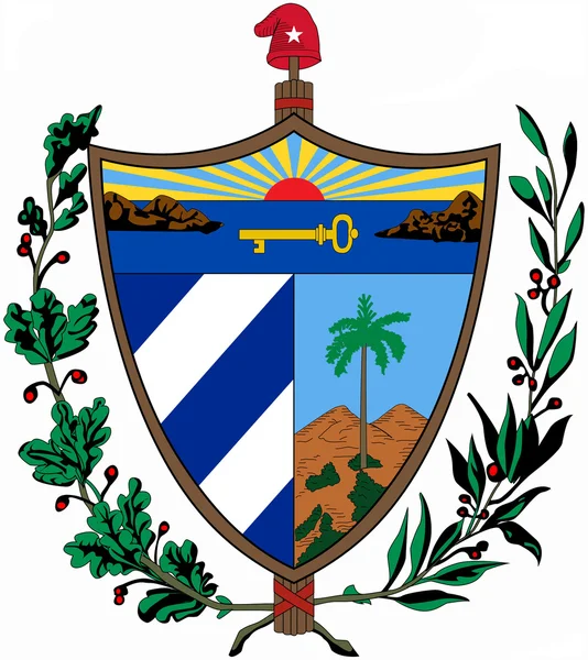 Escudo de Armas de Cuba — Foto de Stock