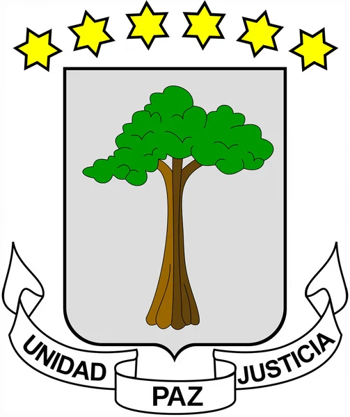 Escudo de Guinea Ecuatorial — Foto de Stock
