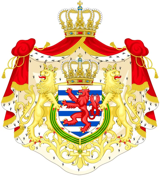 卢森堡的徽章 — 图库照片