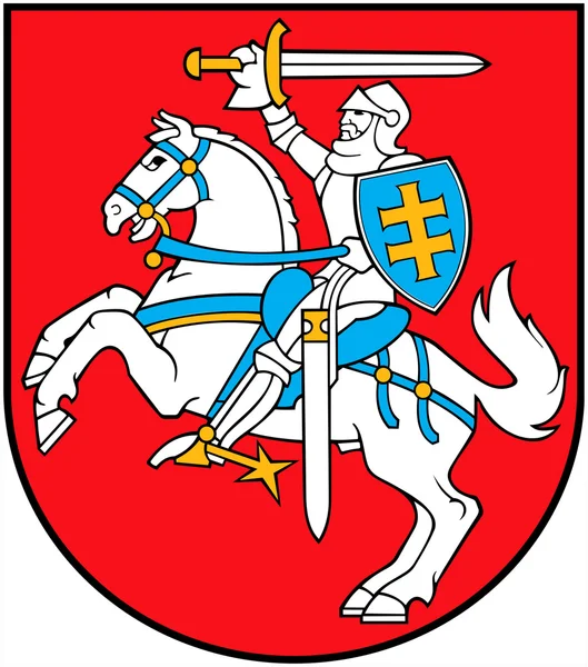 Brasão de armas da Lituânia — Fotografia de Stock