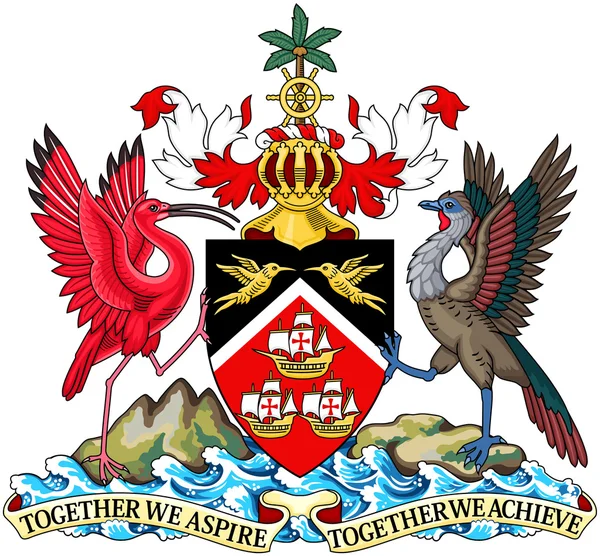 Escudo de armas de Trinidad y Tobago — Foto de Stock