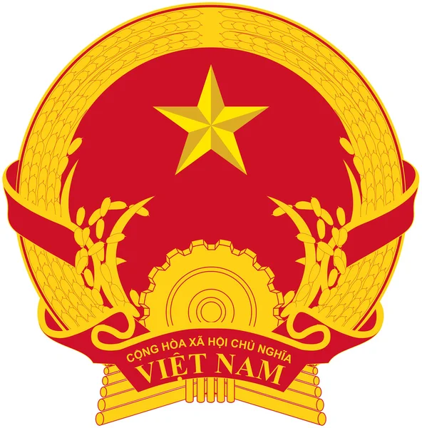 Герб В'єтнаму — стокове фото
