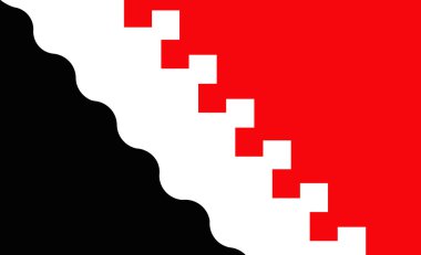 Joensuu şehir bayrağı. Finlandiya