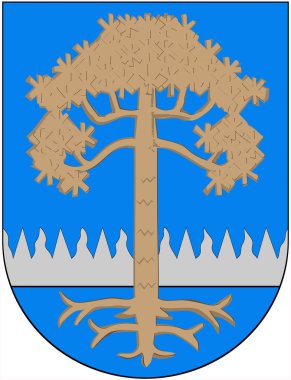 Kankaanpaa şehir arması. Finlandiya