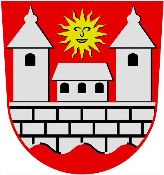 Wappen der Stadt hameenlinna. Finnland — Stockfoto