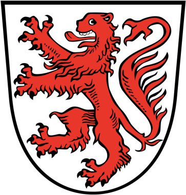 Braunschweig şehir arması. Almanya