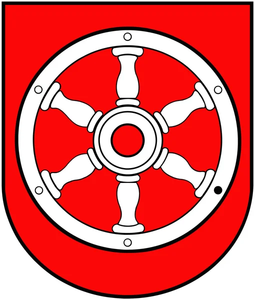 Escudo de armas de la ciudad de Erfurt. Alemania —  Fotos de Stock