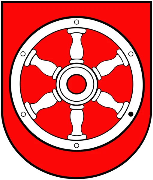 Herb miasta Erfurt. Niemcy — Zdjęcie stockowe