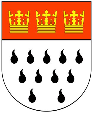 Keln şehir arması. Almanya