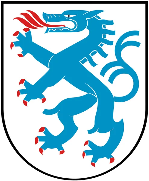 インゴルシュタットの都市の紋章付き外衣。ドイツ — ストック写真