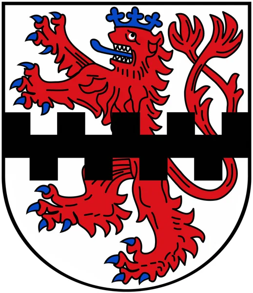 Coat of arms of the city of Leverkusen, Germany — Stock Photo, Image