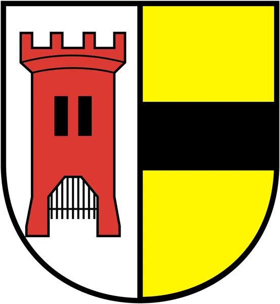 Coat of arms of the city of Moers. Germany — Stock Photo, Image