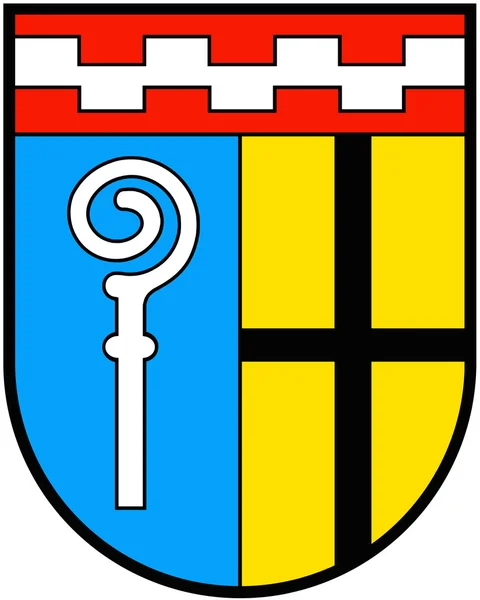 メンヒェングラットバッハ市の紋章付き外衣。ドイツ — ストック写真