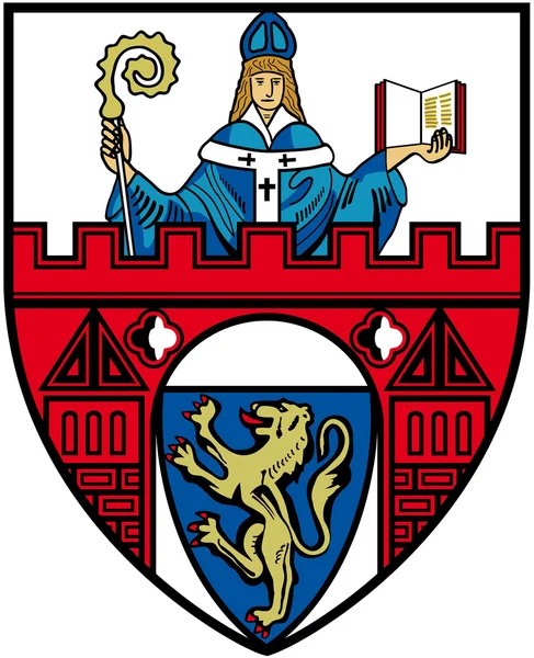 ジーゲンの都市の紋章付き外衣。ドイツ — ストック写真