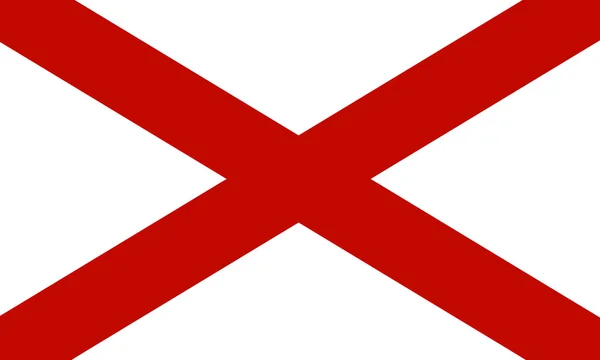 Vlag van Alabama. Verenigde Staten — Stockfoto