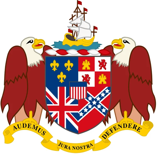 Alabama címer. Amerikai Egyesült Államok — Stock Fotó