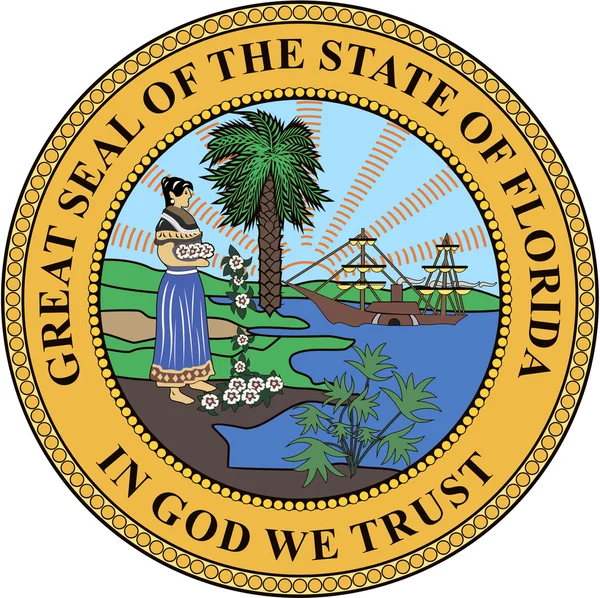 Florida State Emblem. États-Unis — Photo