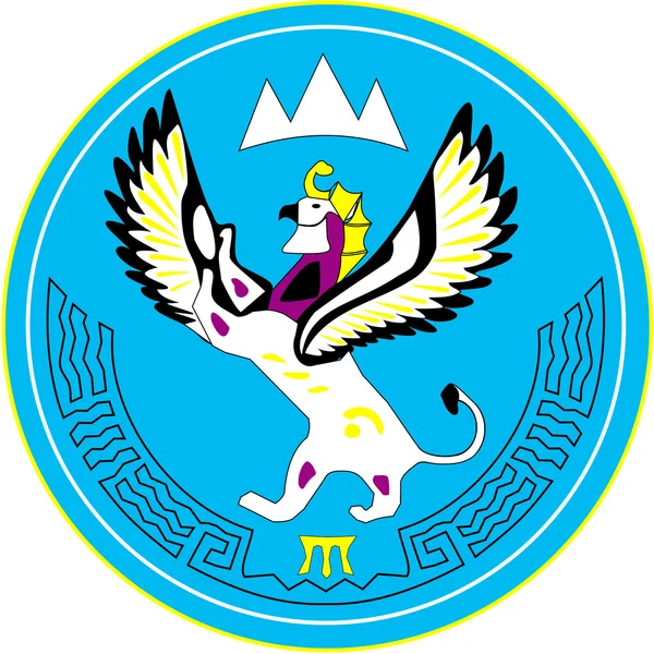 Az Altaj Köztársaság címere — Stock Fotó