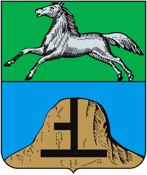 Historisches Wappen der Stadt Biisk 1804 — Stockfoto