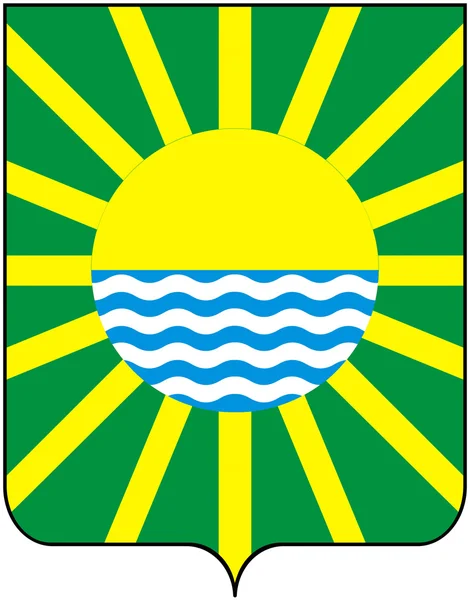 Escudo de Yarovoe.Altaysky borde — Foto de Stock