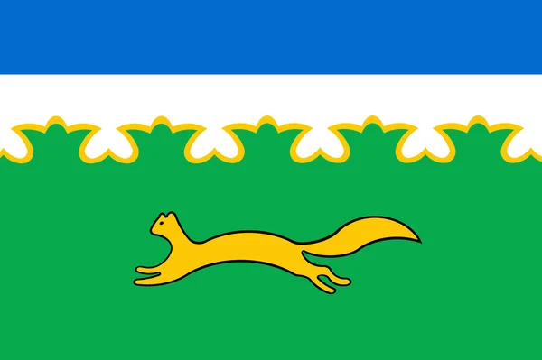 Le drapeau de Sibai. Bachkortostan — Photo