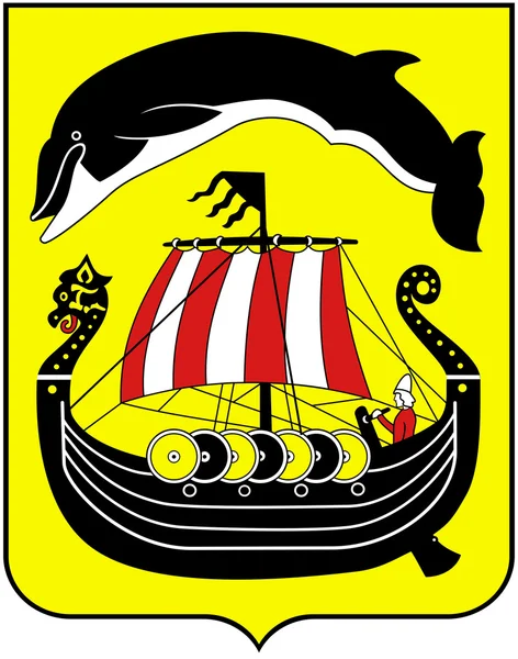 Wappen der Stadt Sandefjord. Norwegen — Stockfoto