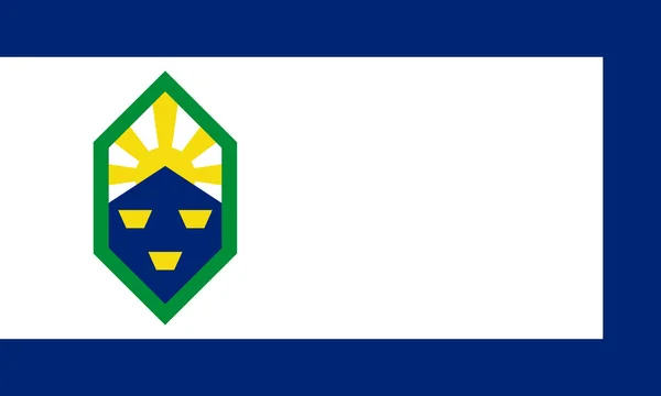 A bandeira da cidade de Colorado Springs. Província — Fotografia de Stock