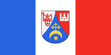 tipi kentsel yerleşim Bragin bayrak. Belarus