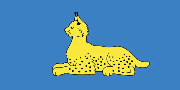 Флаг города Гомеля. Республика Беларусь — стоковое фото