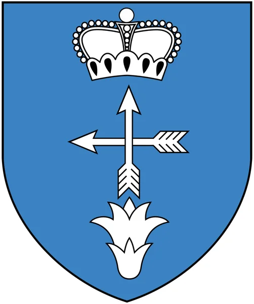 Wappen der Stadt Luninets. Republik Weißrussland — Stockfoto