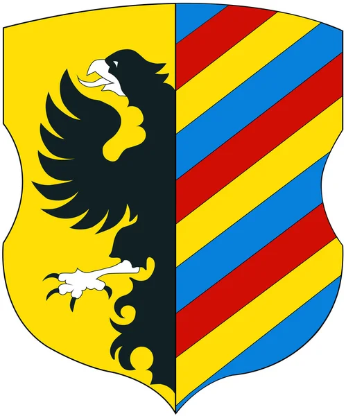 Escudo de armas de la ciudad de Nesvizh. Belarús — Foto de Stock