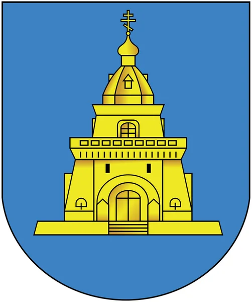 Escudo de armas de la ciudad de Slavgorod. República de Belarús — Foto de Stock