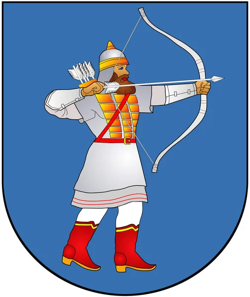 Escudo de armas de la ciudad Tours. Belarús —  Fotos de Stock
