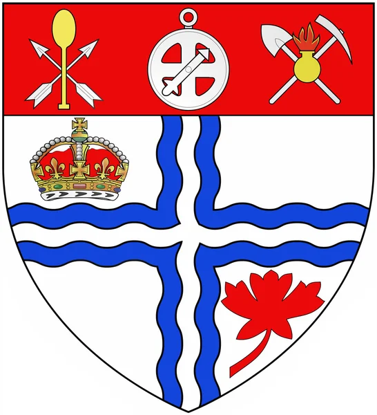 Brasão de armas da cidade de Ottawa. Canadá — Fotografia de Stock