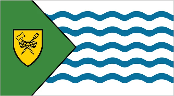 Bandeira cidade de Vankuver. Kanada. — Fotografia de Stock