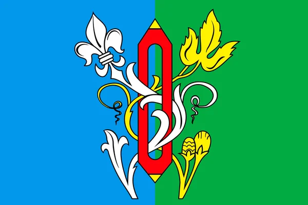 Флаг г. Лакинск Владимирской области — стоковое фото