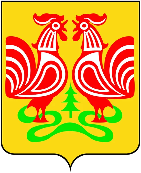 Herb miasta Oświęcim. Vladimir region — Zdjęcie stockowe
