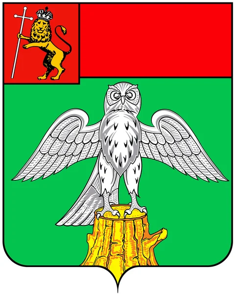 Escudo de Kirzhach, región de Vladimir — Foto de Stock