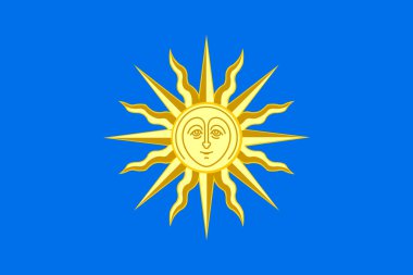 Kamenetz şehir Podolsk bayrağı. Ukrayna