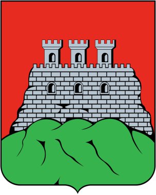 Hust şehir arması. Ukrayna