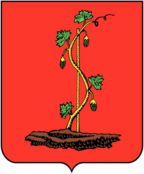 Escudo de la ciudad de Belgorod-Dniester en 1826 Ucrania — Foto de Stock