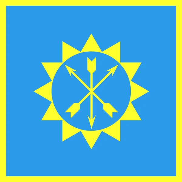Khmelnitsky şehir bayrağı. Ukrayna — Stok fotoğraf