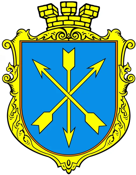 Herb miasta Chmielnicki, Ukraina — Zdjęcie stockowe