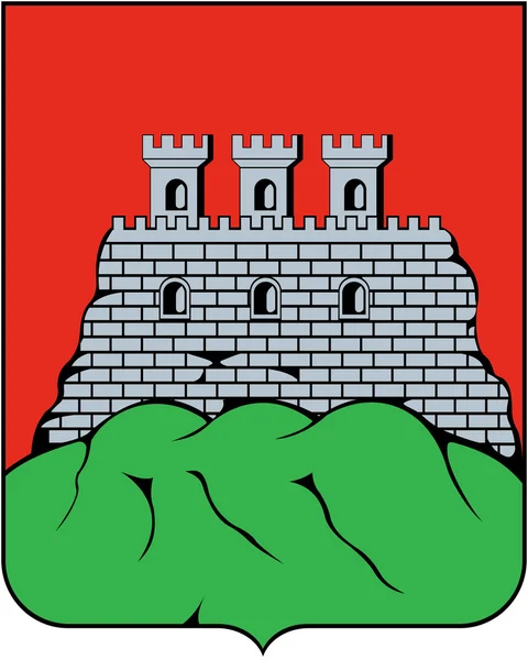 Coat of arms of the city of Hust. Ukraine — Stock Photo, Image