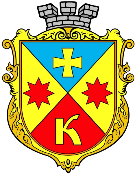 Herb Kobelyaki, Ukraina — Zdjęcie stockowe